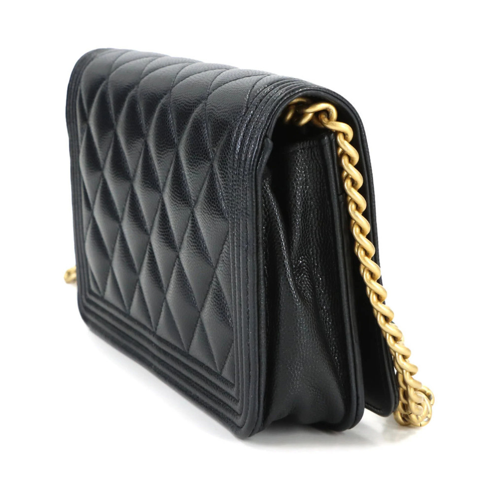 CHANEL Black Caviar Leather Wallet - Picture 4 of 10